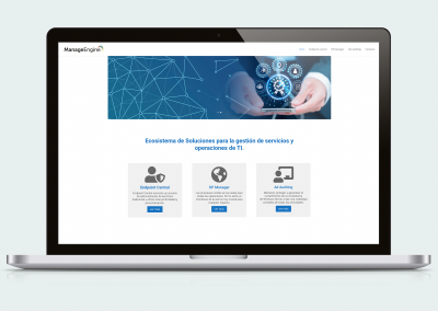Sitio web Manage Engine chile.