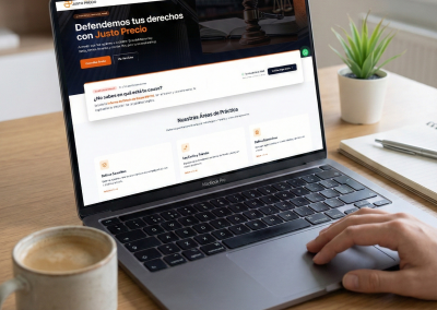 Sitio web Justo Precio Abogados